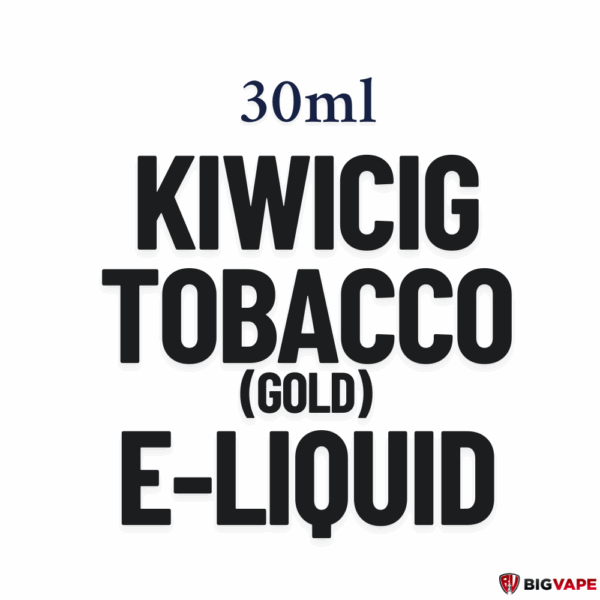 KiwiCig- Sweet Tobacco(gold)- E-Liquid