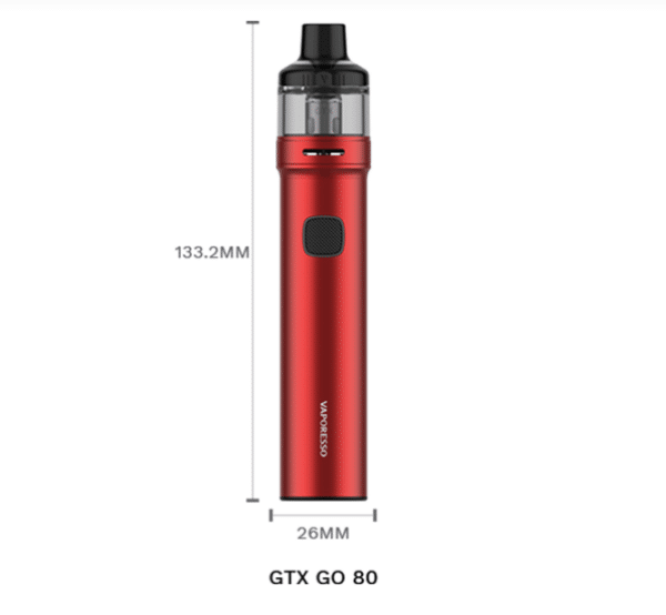 GTX GO 80 dimensions and measurements